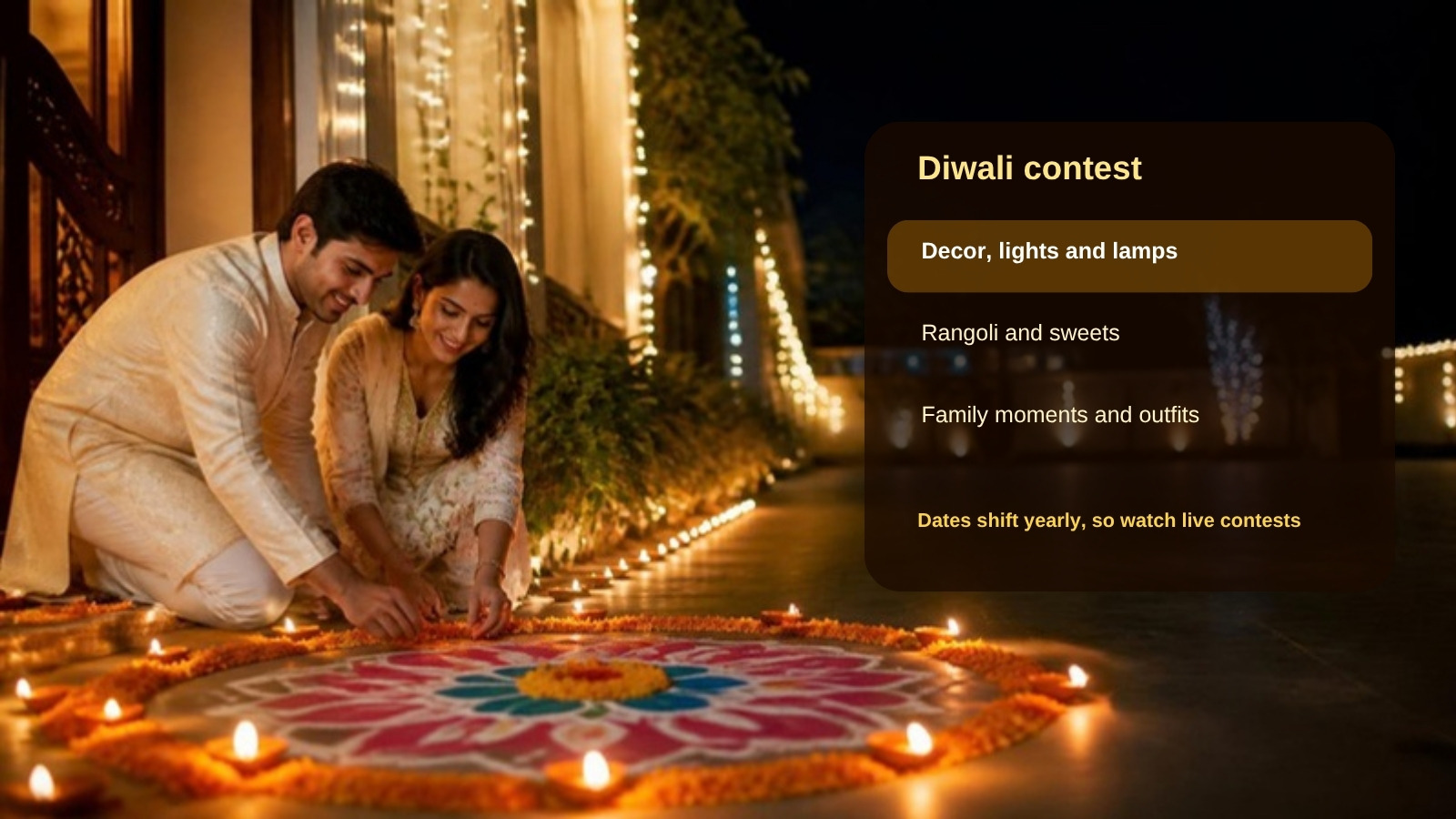Diwali Contest — Celebrate the Festival of Lights and Win Prizes